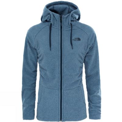 Sudadera Con Capucha The North Face Mezzaluna Full Zip Mujer - Azules - Chile OJH058439